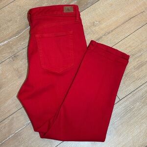 Ralph Lauren Women's Bold Red Skinny Jeans